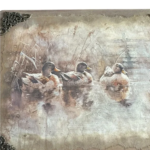 Handcrafted Decorative Cutting Board with Duck Design - Picture 3 of 5